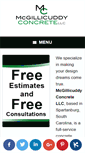 Mobile Screenshot of mcgconcrete.com